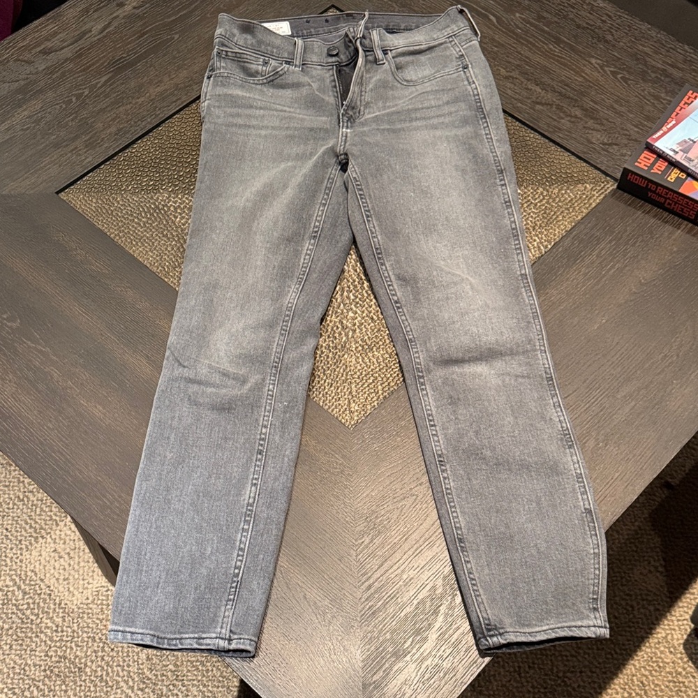 GAP Vintage Slim Mid Rise Gray Jeans